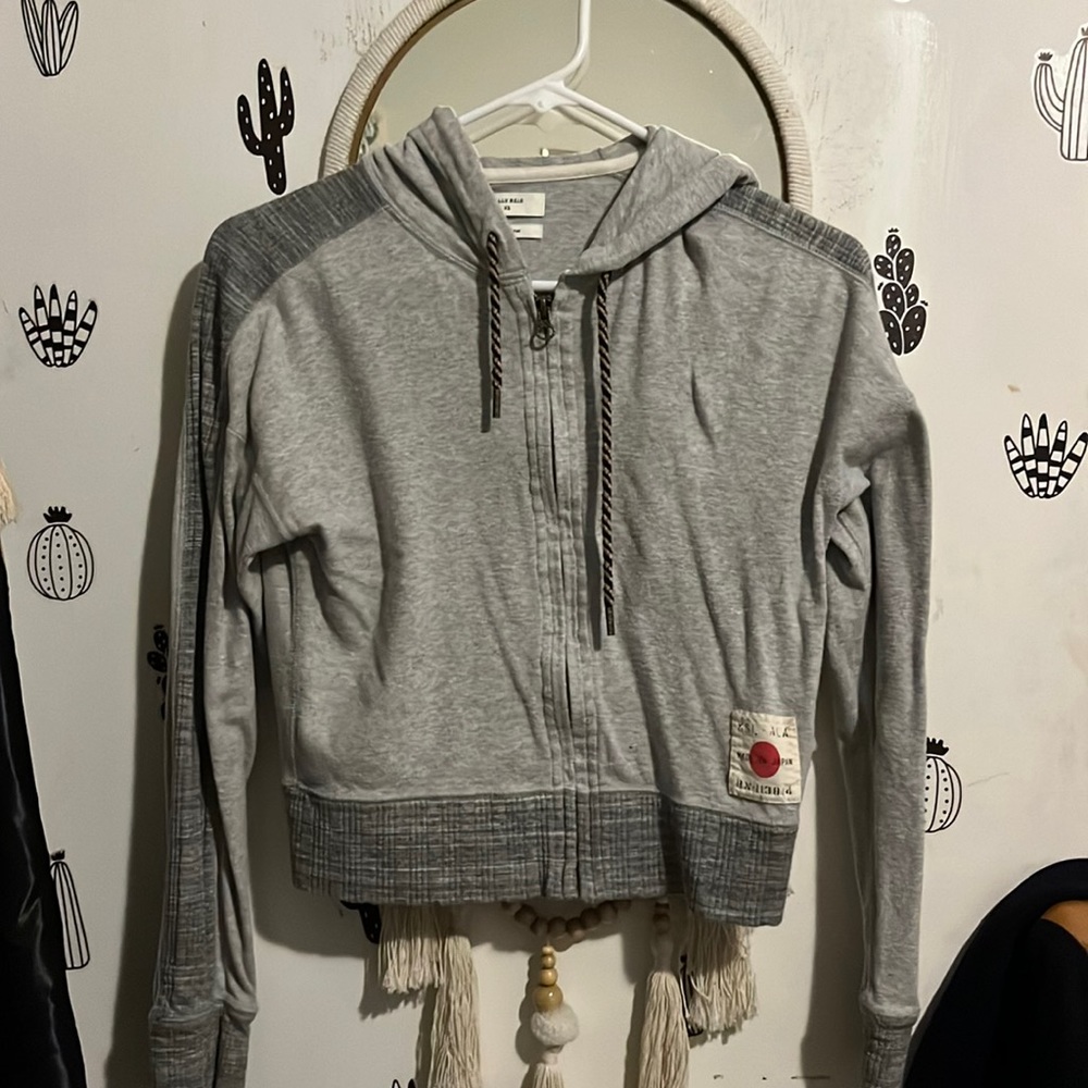 billy reid, cropped hoodie